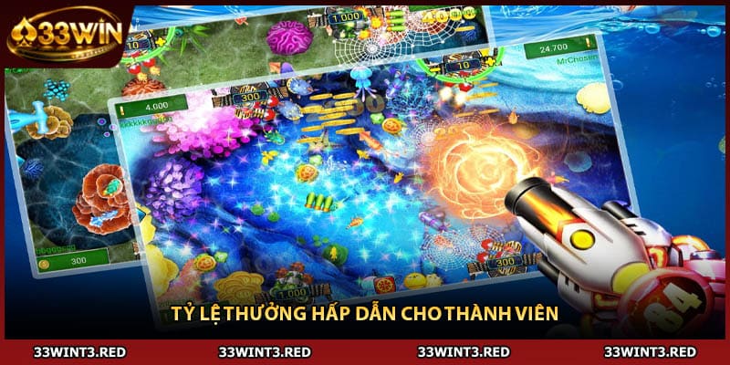 Tỷ lệ thưởng hấp dẫn cho thành viên